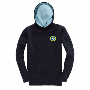Spirit Of Youth Youth Hoodie Navy Royal